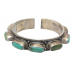Bangle Cuff Bracelet Sterling Silver 925 Turquoise Gem Stone Handmade Women C460